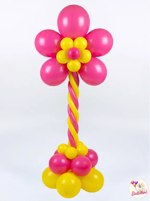 Ballonpilaar - Bloem - Groot